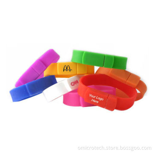 16GB Bracelet USB Flash Drive with PVC Case